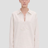 Embroidered Tunic In White